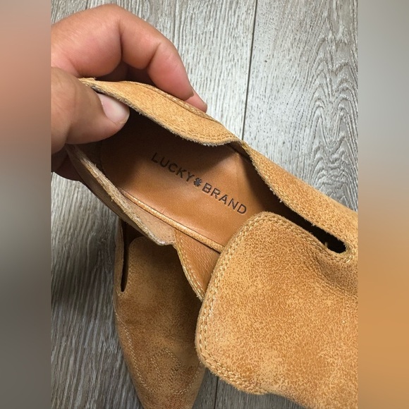 Lucky Brand Mahzan Brown leather Loafers main image 5